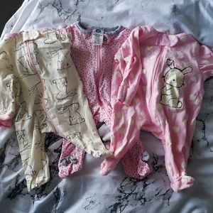 3 Preemie Zip ups